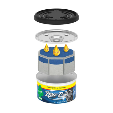 LITTLE TREES-Fiber Can-New Car Scent -1 piece-30g